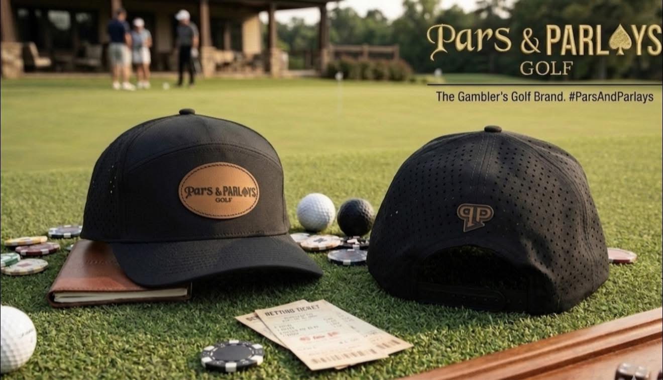 Pars and Parlays featured hats and golf apparel